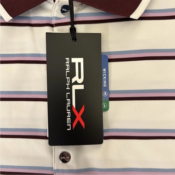 RLX Ralph Lauren Women's Tailored Fit Sleeveless Top Striped Size M - NWT $110 - Picture 13 of 16